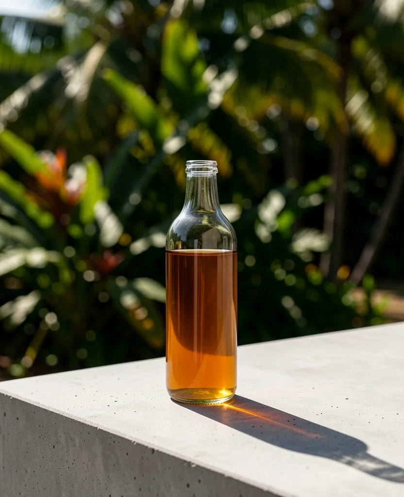 Normal fit keto beverage in an architectural setting